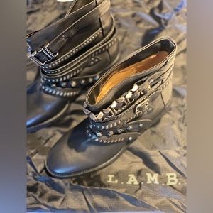 L.A.M.B. Ankle Boots